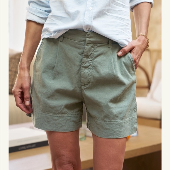 Frank & Eileen Waterford Walking Short Rosemary Italian Performance Linen - Picture 1 of 6